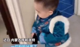 萌娃照镜子爆料爸爸视频,亲子互动瞬间走红网络